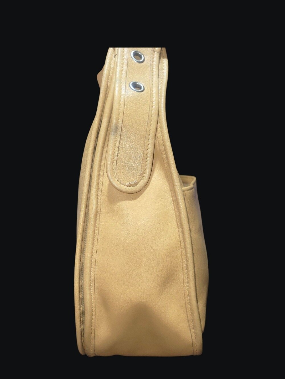 Coach Legacy Y2K Crescent Flap Hobo (Style #9718) 2002 Camel Color - Picture 4 of 10